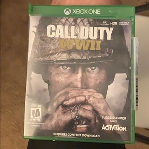 Xbox one call of duty World War II